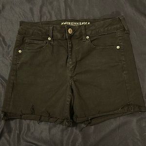 American Eagle Next Level Stretch X black shorts